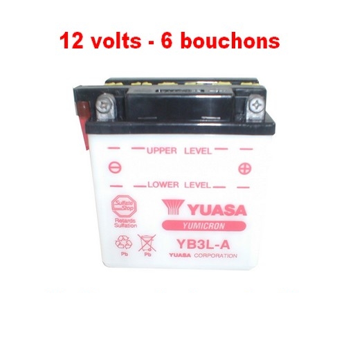 batterie 12 volts pour 125 XLS XR XLR